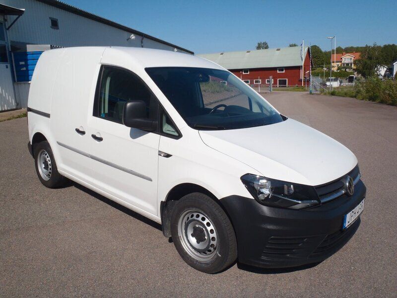 Vit Begagnad 2019 VW Caddy Minibuss | 205 000 kr (Dyr) - Bild 1/4