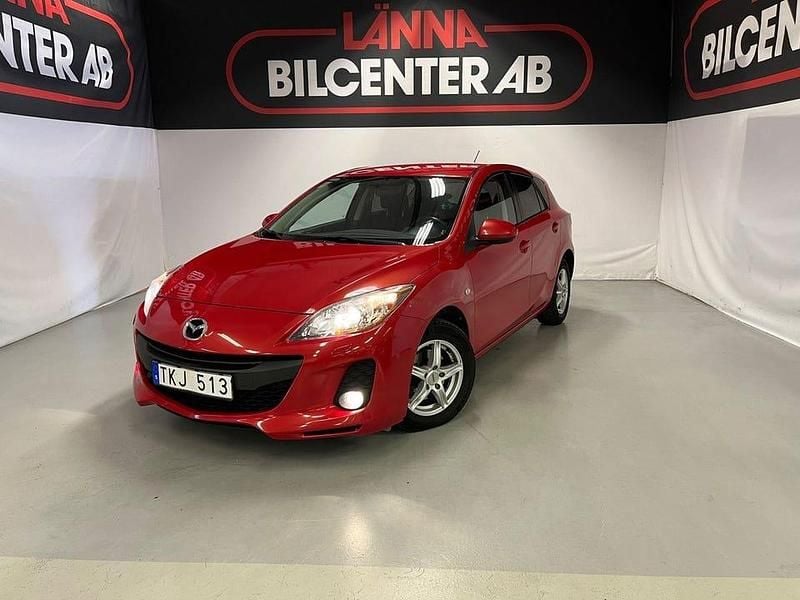 Begagnad Mazda 3 Inclusive 116 HK (85 kW) 2012 Rödmetallic Halvkombi