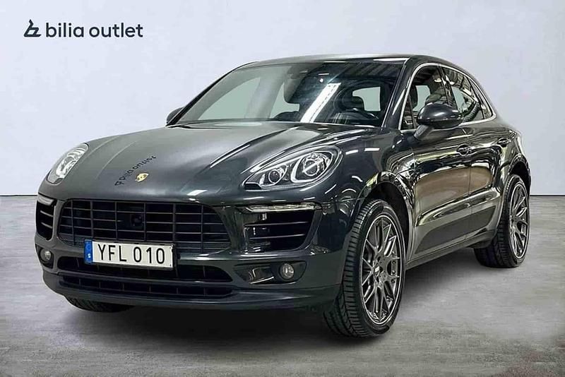 Grå Begagnad 2017 Porsche Macan S SUV | 299 900 kr - Bild 1/1