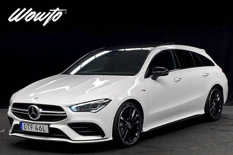 Vit (polarvit) Begagnad 2021 Mercedes CLA35 AMG AMG Kombi | 419 800 kr - Bild 1/3