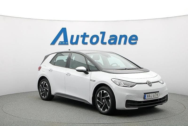 Vit Begagnad 2021 VW ID.3 Pro Performance Halvkombi | 239 900 kr (Marknadspris) - Bild 1/3