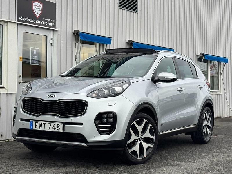 Grå Begagnad 2016 Kia Sportage GT-Line SUV | 185 900 kr (Marknadspris) - Bild 1/4