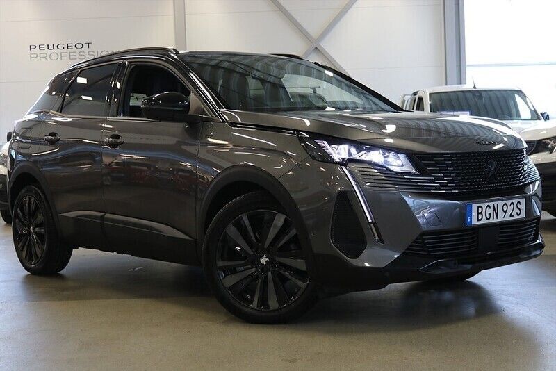 Grå Begagnad 2023 Peugeot 3008 GTi SUV | 259 900 kr (Marknadspris) - Bild 1/4