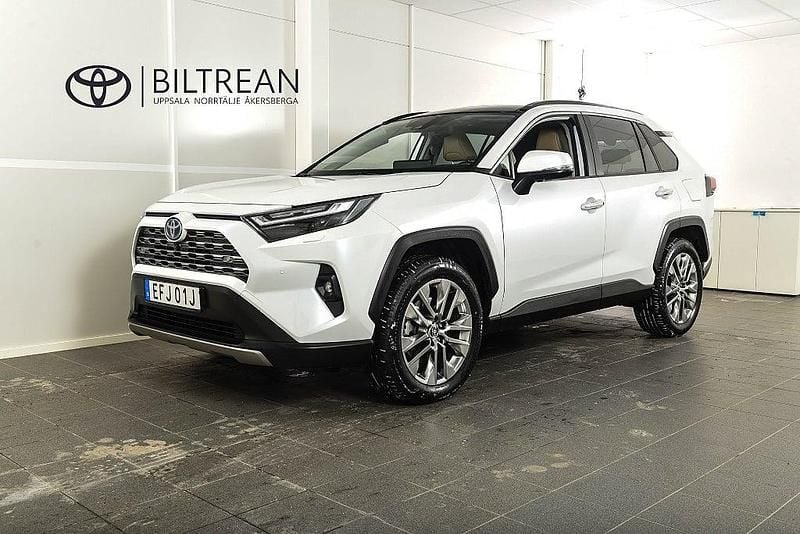 Vit Begagnad 2023 Toyota RAV4 Hybrid Executive SUV | 444 800 kr (Lite dyr) - Bild 1/4