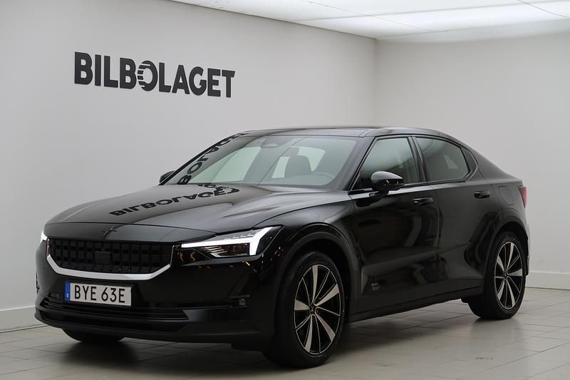 Svart Begagnad 2020 Polestar 2 Long Range Dual motor Halvkombi | 324 800 kr (Marknadspris) - Bild 1/4