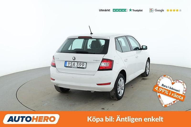 Begagnad Skoda Fabia Style 112 HK (82 kW) 2018 Vit Sedan