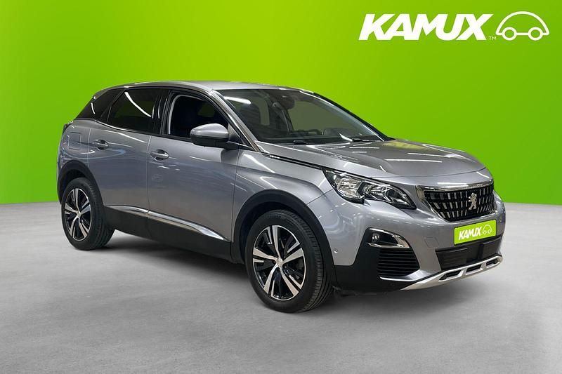 Begagnad Peugeot 3008 Allure 120 HK (88 kW) 2016 Silver/grå SUV