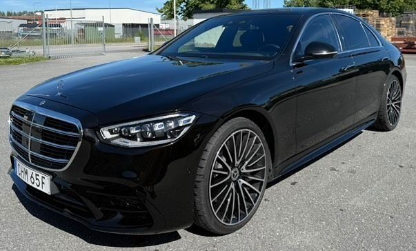 Svart Begagnad 2021 Mercedes S580 AMG Sedan | 1 395 000 kr - Bild 1/2