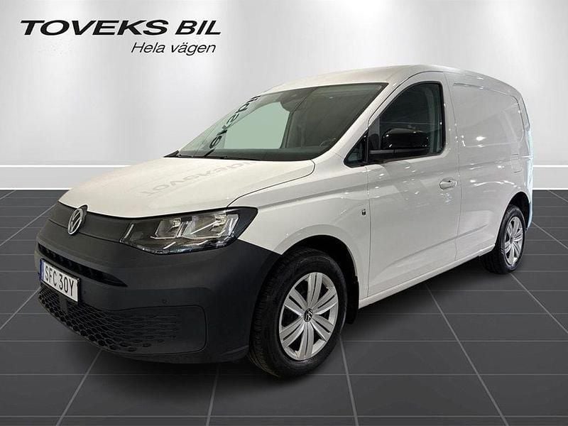 Vit (candyvit) Begagnad 2024 VW Caddy Minibuss | 259 000 kr - Bild 1/4