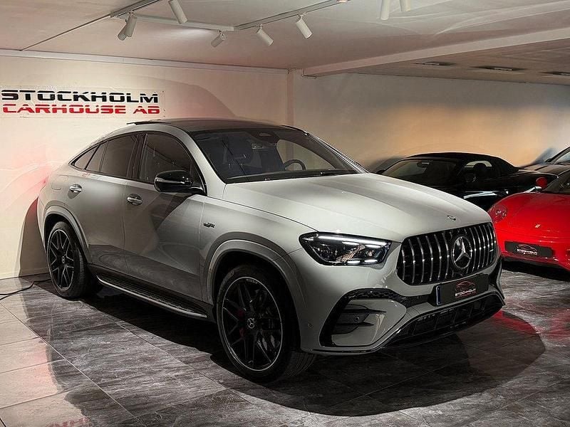 Grå Begagnad 2024 Mercedes GLE53 AMG AMG Sportkupé | 1 489 900 kr (Lite dyr) - Bild 1/4