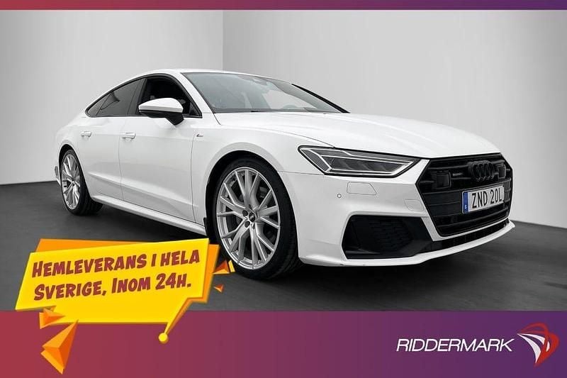 Vit Begagnad 2019 Audi A7 S-Line Sedan | 469 900 kr - Bild 1/3