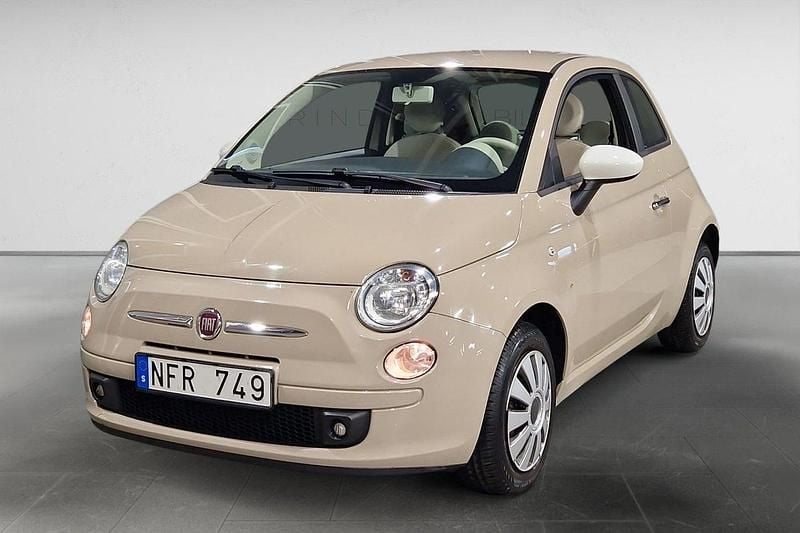 Brun Begagnad 2012 Fiat 500 Pop Halvkombi | 59 900 kr (Superpris) - Bild 1/3