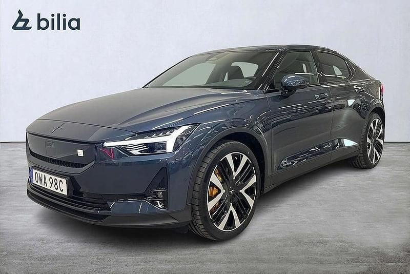 Mörkblå Begagnad 2024 Polestar 2 Performance Halvkombi | 599 900 kr - Bild 1/3