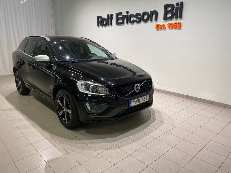 Svart Begagnad 2017 Volvo XC60 R-Design SUV | 234 500 kr (Lite dyr) - Bild 1/4