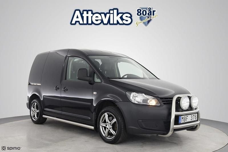 Svart Begagnad 2012 VW Caddy Minibuss | 79 900 kr (Marknadspris) - Bild 1/4
