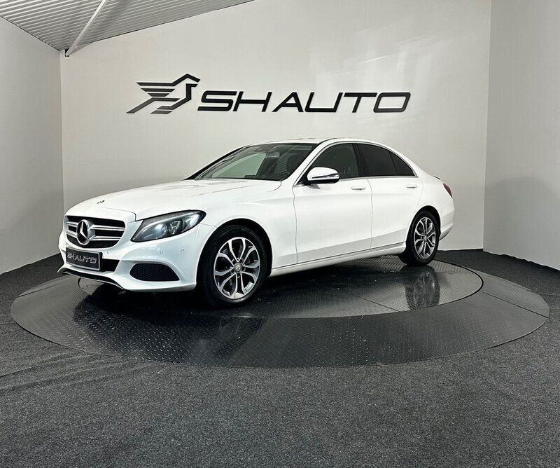 Vit Begagnad 2016 Mercedes C220 Avantgarde Sedan | 184 900 kr (Marknadspris) - Bild 1/4