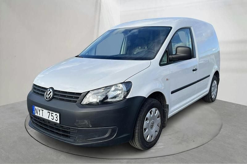 Vit Begagnad 2014 VW Caddy Minibuss | 65 000 kr (Bra pris) - Bild 1/4