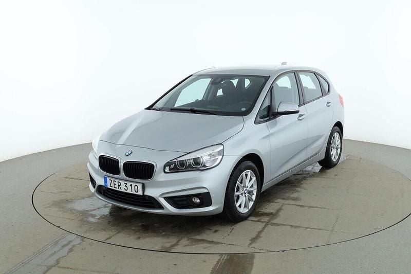 Begagnad BMW 218 Active Tourer Advantage 137 HK (100 kW) 2018 Silver Minibuss