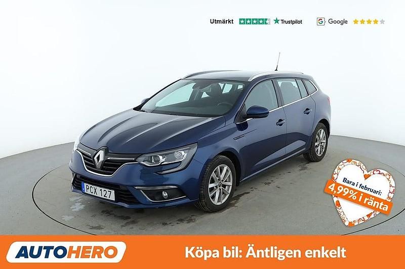 Blå Begagnad 2016 Renault Mégane GrandTour Kombi | 129 000 kr (Marknadspris) - Bild 1/4