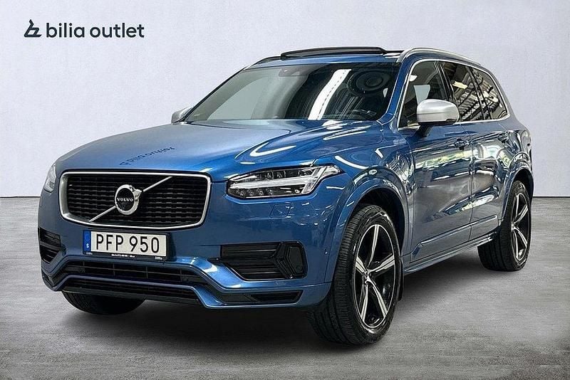 Blå Begagnad 2018 Volvo XC90 R-Design SUV | 469 900 kr (Marknadspris) - Bild 1/4