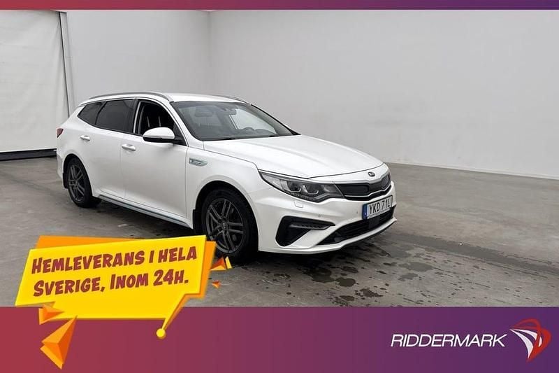 Vit Begagnad 2019 Kia Optima Advance Kombi | 144 800 kr (Marknadspris) - Bild 1/3