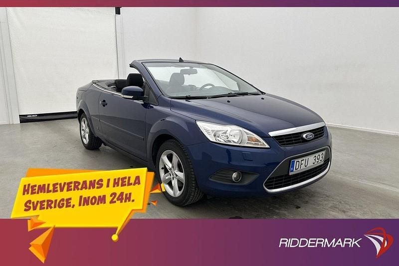 Blå Begagnad 2010 Ford Focus Cabriolet Cab | 79 800 kr - Bild 1/3
