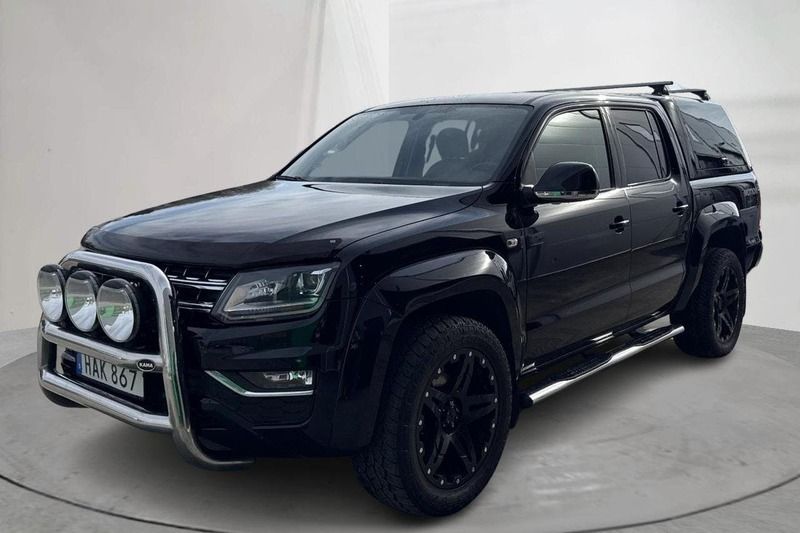 Svart Begagnad 2018 VW Amarok Highline Pickup | 190 000 kr (Bra pris) - Bild 1/4