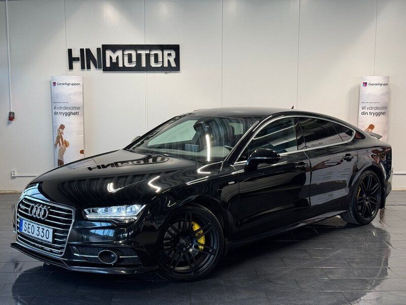 Svart Begagnad 2014 Audi A7 Sportback S-Line Halvkombi | 299 900 kr (Lite dyr) - Bild 1/4