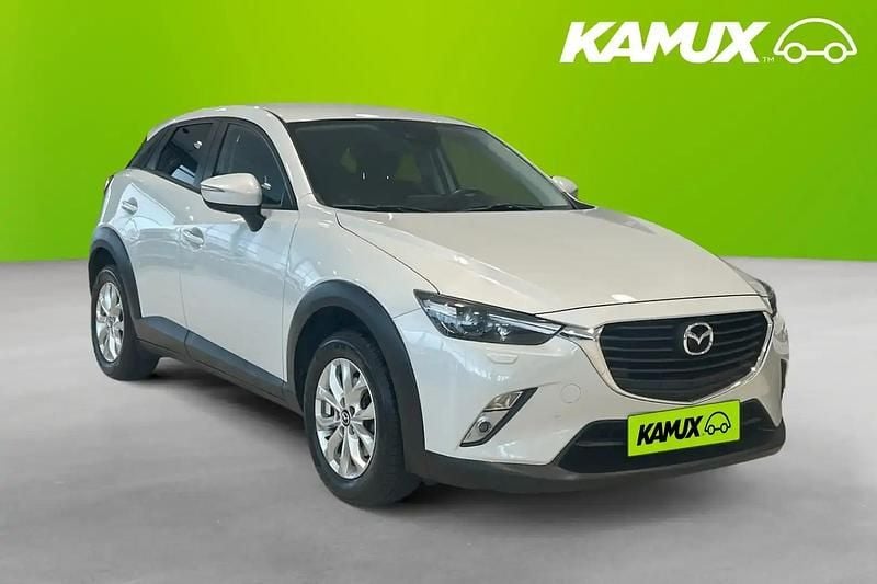 Vit Begagnad 2018 Mazda CX-3 SUV | 144 900 kr (Marknadspris) - Bild 1/4