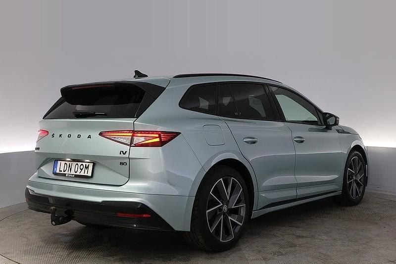 Begagnad Skoda Enyaq iV SportLine 150 kW (204 HK) 2021 Silver SUV