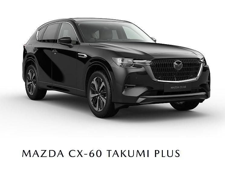 Jet black Ny 2026 Mazda CX-60 Takumi-Line SUV | 667 200 kr - Bild 1/3