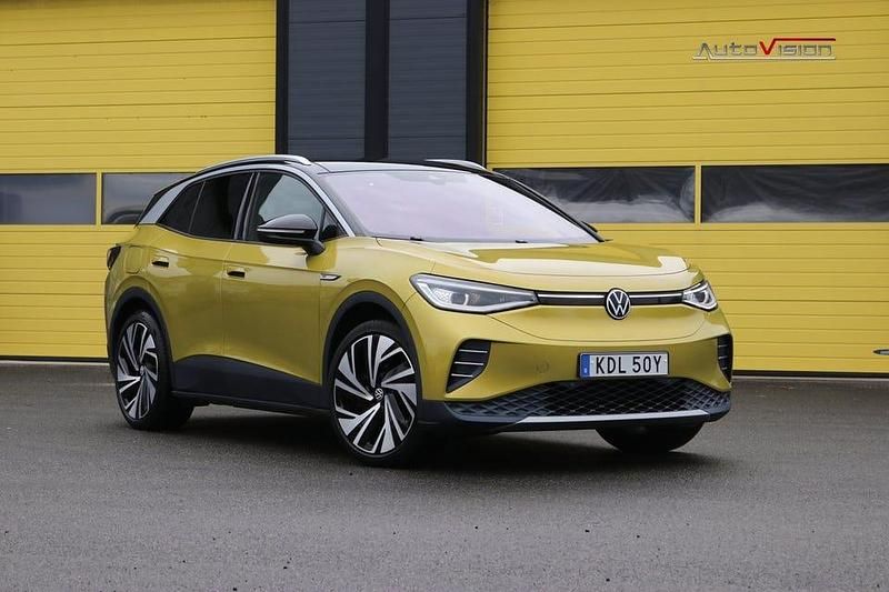 Begagnad VW ID.4 Edition 150 kW (204 HK) 2021 Gul SUV