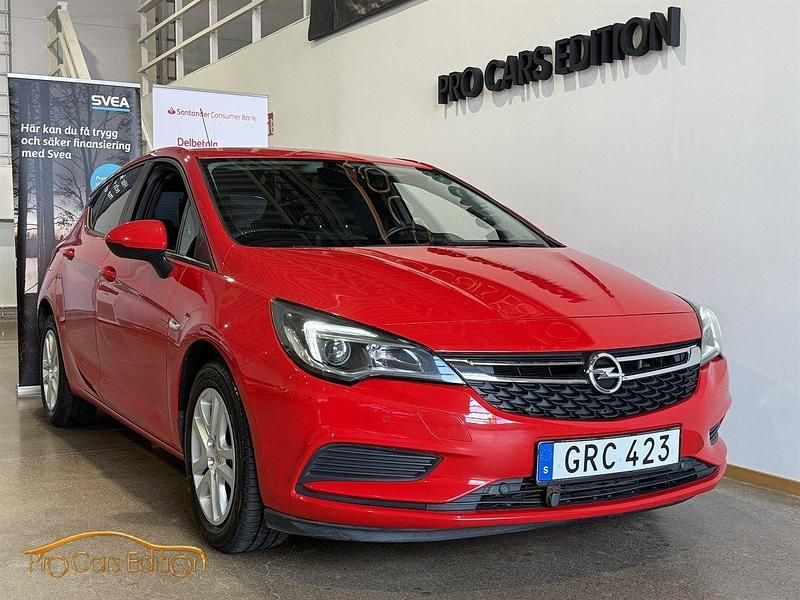 Röd Begagnad 2016 Opel Astra Enjoy Halvkombi | 99 900 kr (Bra pris) - Bild 1/4