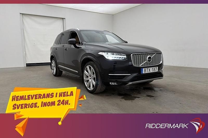 Svart Begagnad 2015 Volvo XC90 Inscription SUV | 299 700 kr (Marknadspris) - Bild 1/3