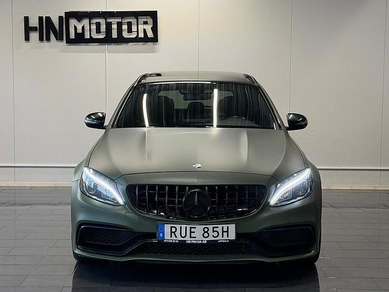 Begagnad Mercedes C63 AMG AMG 476 HK (350 kW) 2016 Mörkgrön Kombi