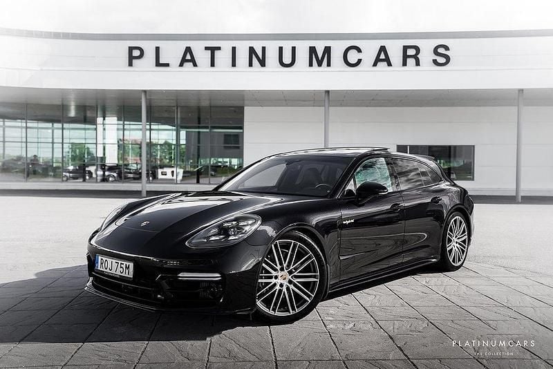 Svart Begagnad 2020 Porsche Panamera 4 Sport Turismo Sedan | 619 000 kr (Bra pris) - Bild 1/4