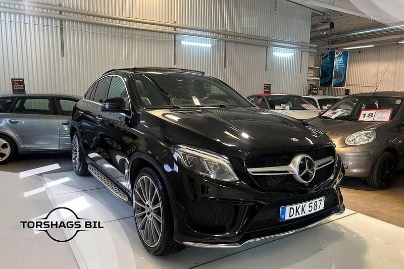 Svart Begagnad 2017 Mercedes GLE350 AMG Sportkupé | 369 900 kr (Marknadspris) - Bild 1/3
