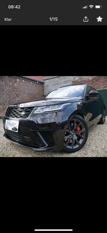 Svart Begagnad 2020 Land Rover Range Rover Velar SVAutobiography Dynamic Black SUV | 890 000 kr - Bild 1/4