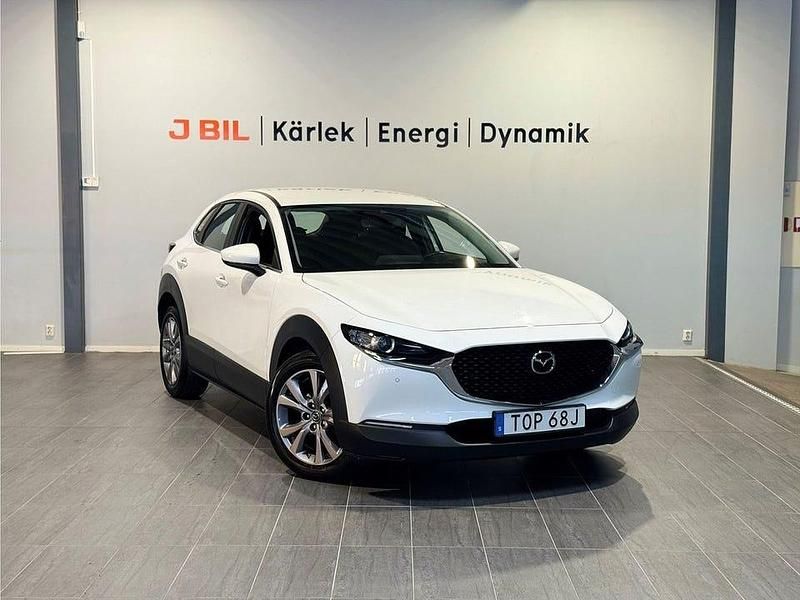 Vit Begagnad 2021 Mazda CX-30 SUV | 219 900 kr (Bra pris) - Bild 1/3