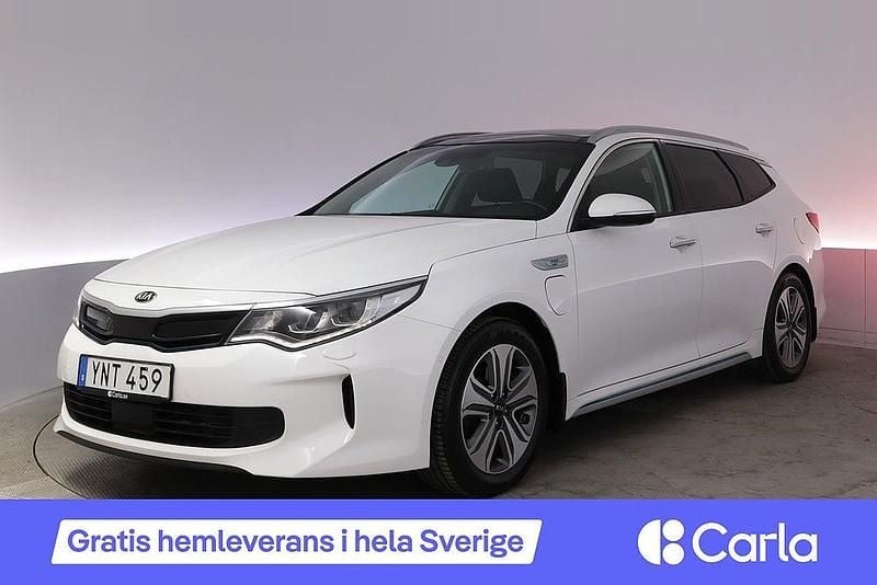Begagnad Kia Optima Hybrid Sport 2018 Vit Sedan