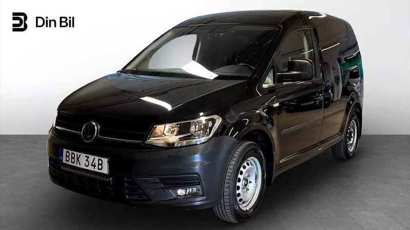 Svart (deep black perleffek) Begagnad 2020 VW Caddy Minibuss | 204 900 kr (Marknadspris) - Bild 1/4