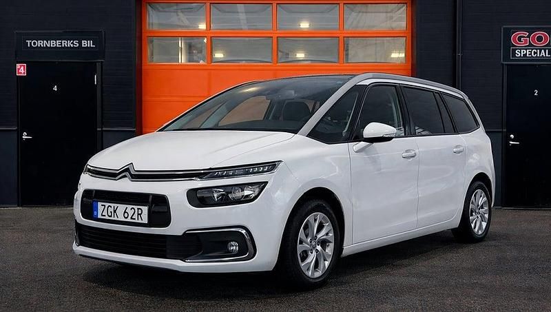 Begagnad Citroën Grand C4 Picasso 131 HK (96 kW) 2019 Vit Minibuss