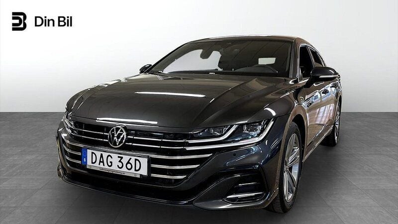 Mörkgrå Begagnad 2021 VW Arteon R-line Kombi | 289 800 kr (Marknadspris) - Bild 1/4