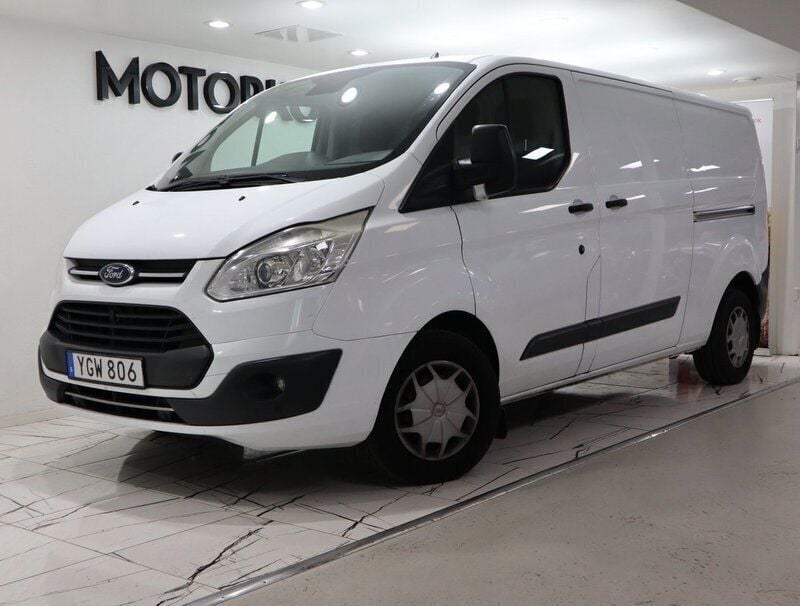 Vit Begagnad 2017 Ford Transit Custom Van | 99 900 kr (Marknadspris) - Bild 1/4