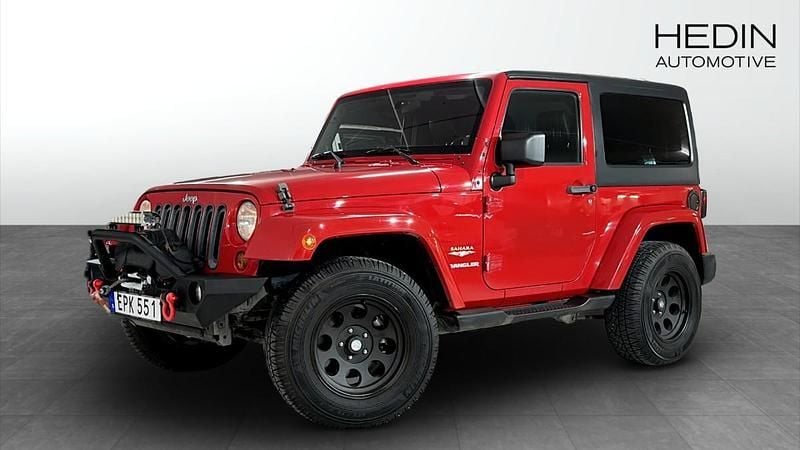 Röd (red) Begagnad 2012 Jeep Wrangler SUV | 249 900 kr (Bra pris) - Bild 1/4