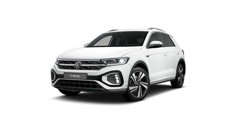 Vit Ny 2025 VW T-Roc R-line SUV | 447 200 kr (Marknadspris) - Bild 1/4