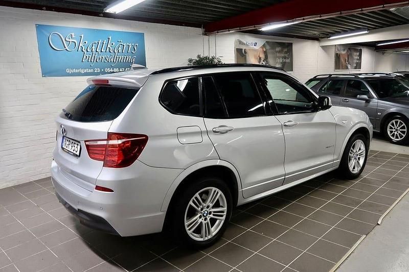 Begagnad BMW X3 M Sport 184 HK (135 kW) 2013 Ljusgrå SUV