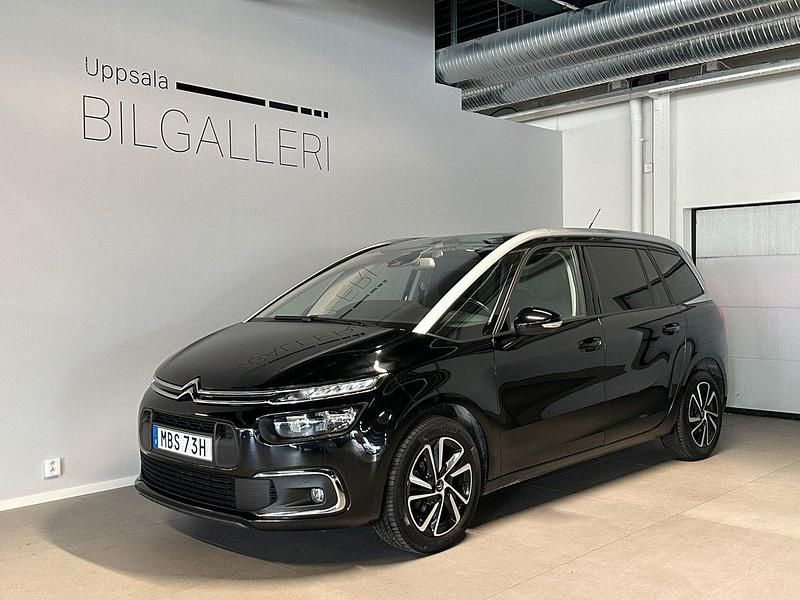 Svart Begagnad 2022 Citroën C4 SpaceTourer Shine Minibuss | 259 900 kr - Bild 1/4