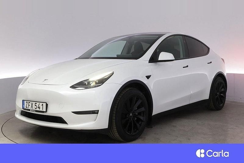 Vit Begagnad 2024 Tesla Model Y Long Range AWD SUV | 486 900 kr - Bild 1/4