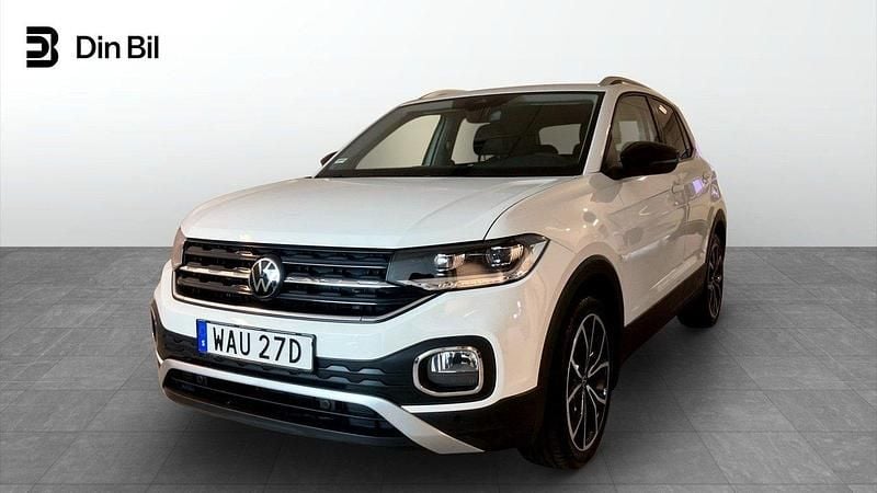 Vit Begagnad 2023 VW T-Cross GT SUV | 229 900 kr (Bra pris) - Bild 1/4